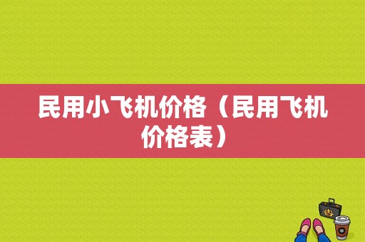 民用小飞机价格（民用飞机价格表）