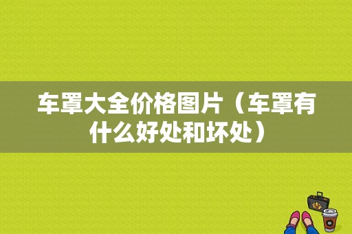 车罩大全价格图片（车罩有什么好处和坏处）-图1