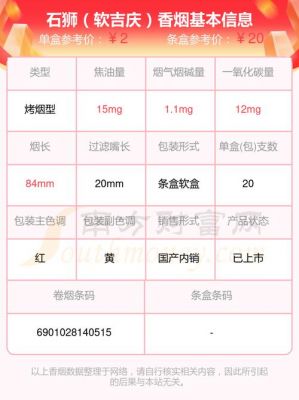 石狮香烟价格（石狮香烟价格表图2022）-图2