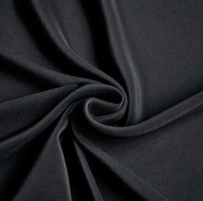 黑丝布价格（黑色丝绸布料）-图2