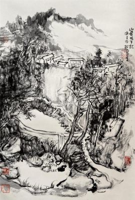 石寒画价格（石寒松画家国画冰雪画润格）