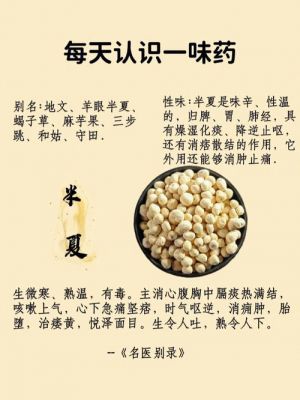 清半夏价格（清半夏的药效与作用）